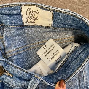 Cosmic Blue Love Jeans Size 8